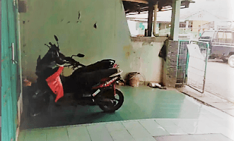 ruang tamu rumah di pinang griya, tangerang