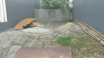 tampak depan tanah dalam cluster di cipayung,