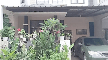 garasi/carport rumah 2 lantai dalam cluster