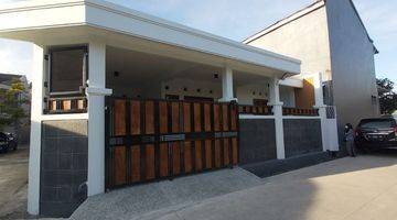 tampak depan dijual rumah baru di margahayu