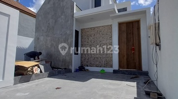 tampak depan villa view sawah termurah di