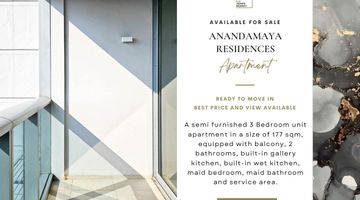 Gambar 1 Anandamaya Residences, 3br 177sqm, Brand New, Unblocking View