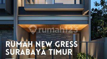 Gambar 1 Dijual Rumah New Gress Modern Minimalis Manyar Super Strategis Dekat Merr