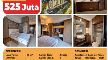 Gambar 4 Apartemen Casa De Parco, Tower Magnolia, Tangerang, 21m², Lt. 21, Ppjb