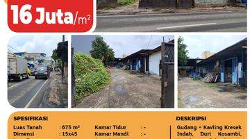 Gambar 4 Gudang + Kavling Kresek Indah, Cengkareng, 15x45 M², SHM