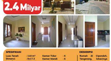 Gambar 5 Rumah Cipondoh, Tangerang, 8x17.5m², 2 Lt, SHM