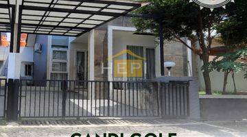 tampak depan langka, rumah di candi golf