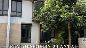 Gambar 1 dijual rumah minimalis modern 2 lantai siap huni