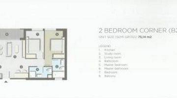 Gambar 2 Jual Apartemen Pejaten Park Residence 2 Bedroom Unfurnished