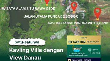 Gambar 3 Tanah kavling SHM View Danau Ketinggian 1000 Mdpl