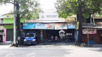 tampak depan tanah bonus ruang usaha lokasi