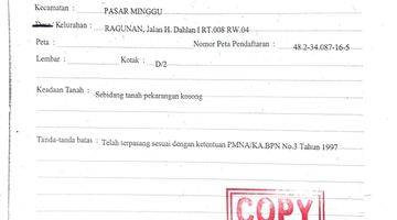 Gambar 5 Tanah Kavling Siap Bangun Di Dalam Cluster Luas 95 M2 di Ragunan 