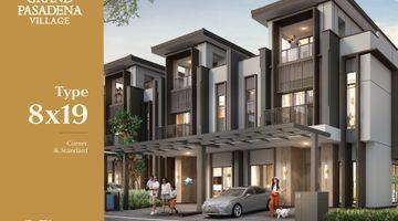 Gambar 1 Rumah Grand Pasadena Village Gading Serpong 8x19 Tipe 3 Lantai