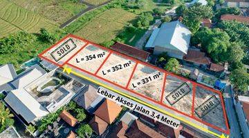 Gambar 2 Dijual Tanah Kavling 3,31 Are Padonan, Canggu Jt 2163