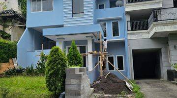 Gambar 2 Rumah Depan Taman Dengan Kolam Renang Baru Renovasi Klaster Bukit Golf Hijau Sentul City Bogor 