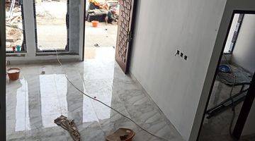 ruang tamu rumah baru murah akses jalan