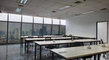 Gambar 1 Space Office Furnished Siap Pakai Bebas Ganjil Genap Free Overtime. Akses MRT, Fasilitas lengkap 