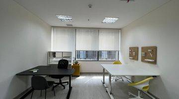 Gambar 5 Ruang Kantor Full Furnished Siap Pakai Bebas Ganjil Genap. Dilalui Transjakarta. Fasilitas gedung lengkap 