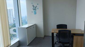 Gambar 1 Space Office Furnished Siap Pakai Bebas Ganjil Genap Free Overtime. Ada 3 Ruangan.