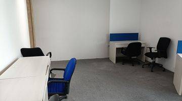 Gambar 4 Space Office Furnished Siap Pakai Bebas Ganjil Genap Free Overtime. Ada 3 Ruangan.