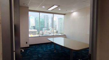 Gambar 2 Office Furnished, Posisi Lift Exposure. Ex Lawfirm.Gedung Bebas Ganjil Genap. 