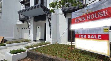 Gambar 3 Rumah Mewah Baru Classic Modern Semi Furnished Lokasi Depan Taman Di Bintaro Jaya