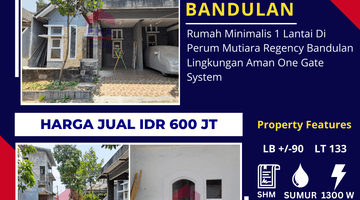 Gambar 1 Rumah 1 Lantai Minimalis Di Perum Mutiara Regency Bandulan