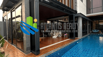 Gambar 1 Rumah Mewah Full Furnished Dengan Swimming Pool di Navapark Bsd, View Danau