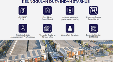 Gambar 3 For Sale, Komplek Pergudangan Duta Indah Starhub Lokasi Strategis