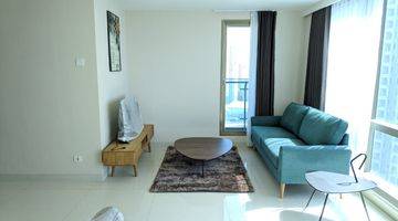 tampak depan  apartemen double view la riz