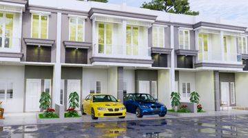 tampak depan meledak!!rumah 2 lantai termurah di
