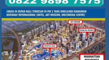 Gambar 1 Dijual Kavling Residence Pantai Indah Kapuk 2, Luas 300m2 Cluster Manhattan Akses Dekat Dengan Pantai Pasir Putih Dan Cbd Area Pik 2 Jarang Ada Harga Best Price !