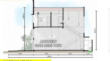 Gambar 5 Gudang Multiguna Bizpark Pik 2 6x20 2 Lantai Office Hunian