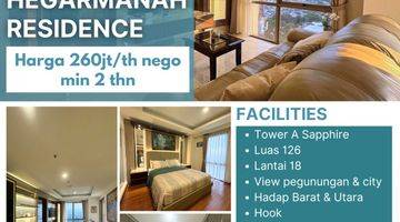 Gambar 2 H015 Apartement Hegar Manah Residence Sapphire 3 BR Furnished