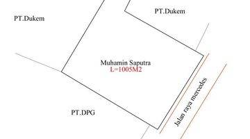 Gambar 4 Dijual Tanah Ex Pabrik 1005 M² Shm Jl. Wanaherang/Mercedez Benz Gunung Putri Bogor Lokasi Sangat Strategis 