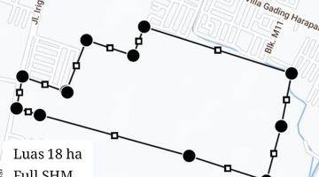 Gambar 1 Tanah Untuk Perumahan Subsidi Atau Cluster Pinggir Jalan Irigasi Dekat Pasar Gabus