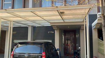 tampak depan jual rumah clover hill joglo