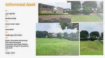 Gambar 2 Tanah Exclusive Rancamaya Golf Estate