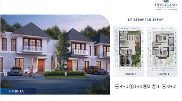 Gambar 2 Rumah 2 lantai type sicily cluster rex terracota citraland tallasa city dekat kampus Unhas makassar