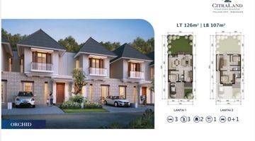 Gambar 1 Rumah cantik 2 lantai type orchid cluster silversand citraland tallasa city makassar