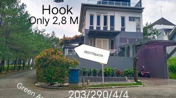 Gambar 1 Rumah 3 Lantai Rooftop Cluster Depan Hook Green Area Sentul City Bogor 