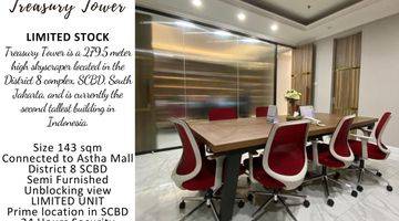 Gambar 1 Jual Cepat Treasury Tower, 143m2, Grade A Office Building In The Scbd Sudirman, Only 68 Jt M2, Low Price, Ready Show Unit On Location, Limited Unit, David Supit 0812 9709 7777