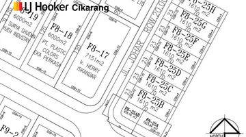 Gambar 1 Kavling Industrial Luas Hook Di Delta Silicon 3 Lippo Cikarang