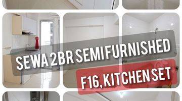 Gambar 1 Sewa 2BR Semi Furnished Apartemen Bassura City Ada Kitchen 