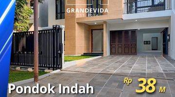 Gambar 1 DIJUAL CEPAT RUMAH PONDOK INDAH : BRAND NEW SIAP HUNI, BANGUNAN 2 LANTAI, SWIMMING POOL, NEGO SAMPAI JADI