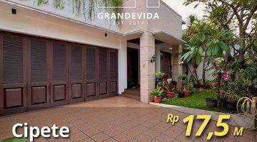 Gambar 1 Cipete - [for Sale]: Area Tenang, Row Jalan Lebar, Lokasi Super Strategis