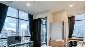 tampak depan sudirman suites apartment 3 br