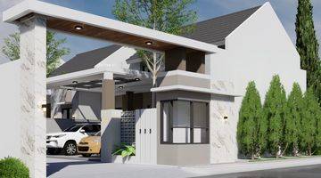 tampak depan rumah di jalan godean km