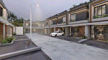 Gambar 2 Cluster Asri Eco Living Depok. Desain Bali Industrialis. Lokasi Dekat, Cuma 5 Menit Ke Pintu Tol Cimanggis, Sekolah, Stasiun Lrt Podomoro Golf View  , Rsud Asa, Minimarket,