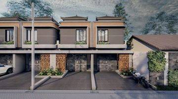 Gambar 4 Cluster Asri Eco Living Depok. Desain Bali Industrialis. Lokasi Dekat, Cuma 5 Menit Ke Pintu Tol Cimanggis, Sekolah, Stasiun Lrt Podomoro Golf View  , Rsud Asa, Minimarket,